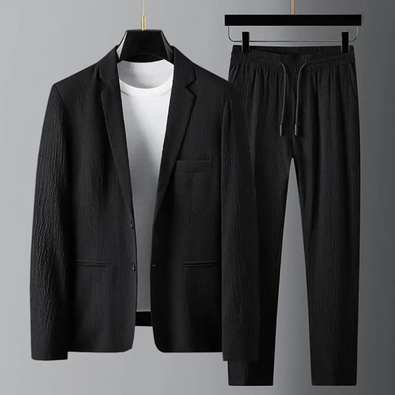 Dames Blazer en Broek Set Met Slanke Sluiting 1