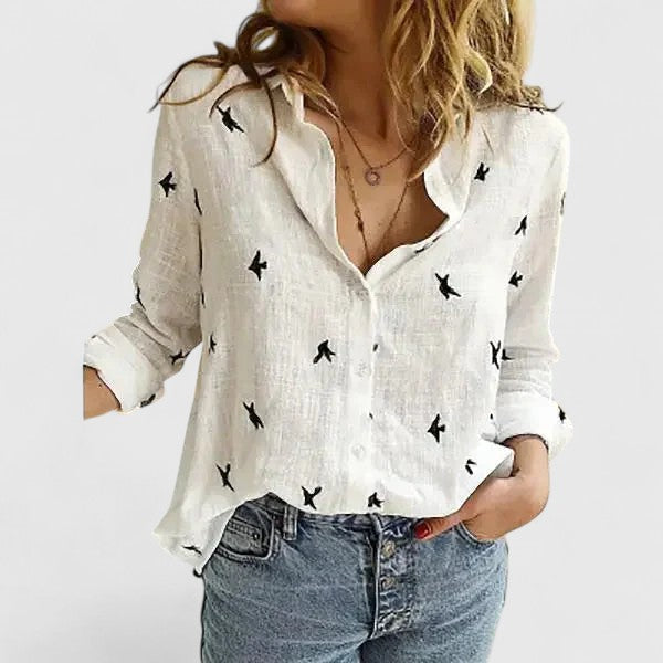 Dames Blouse Button-Down Stijl 6