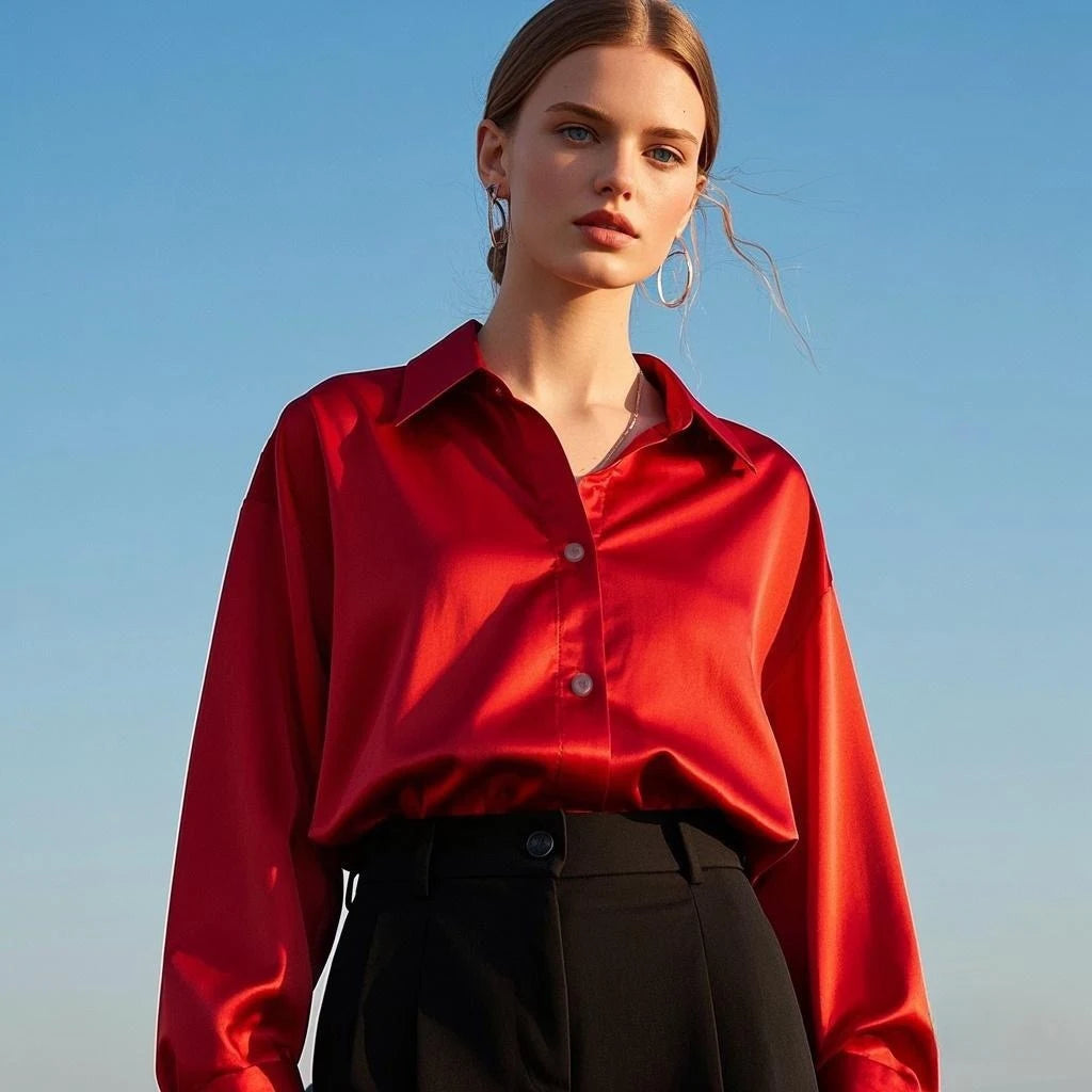 Dames Blouse Casual Stijl Strak Ontwerp 6