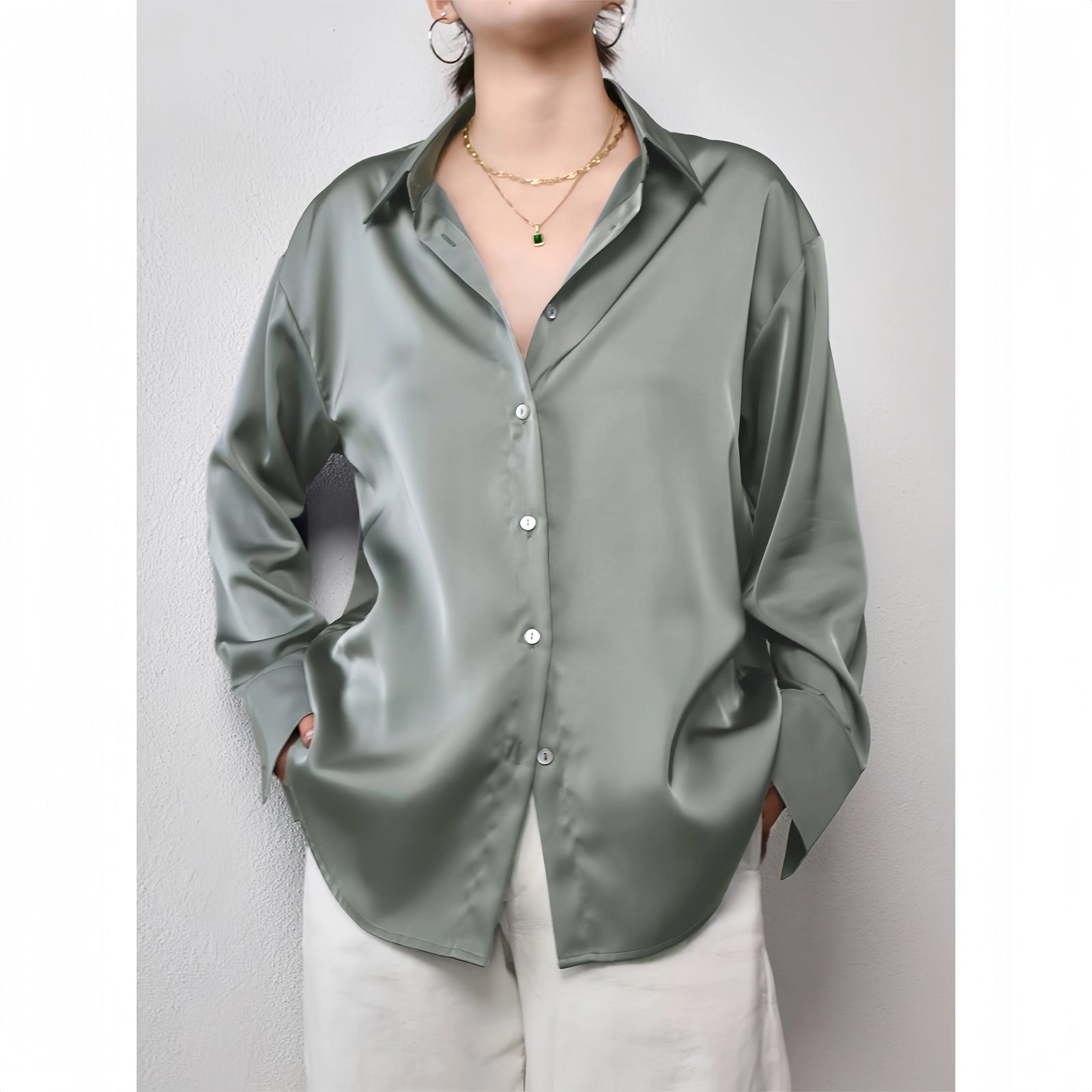 Dames Blouse Casual Stijl Strak Ontwerp 7
