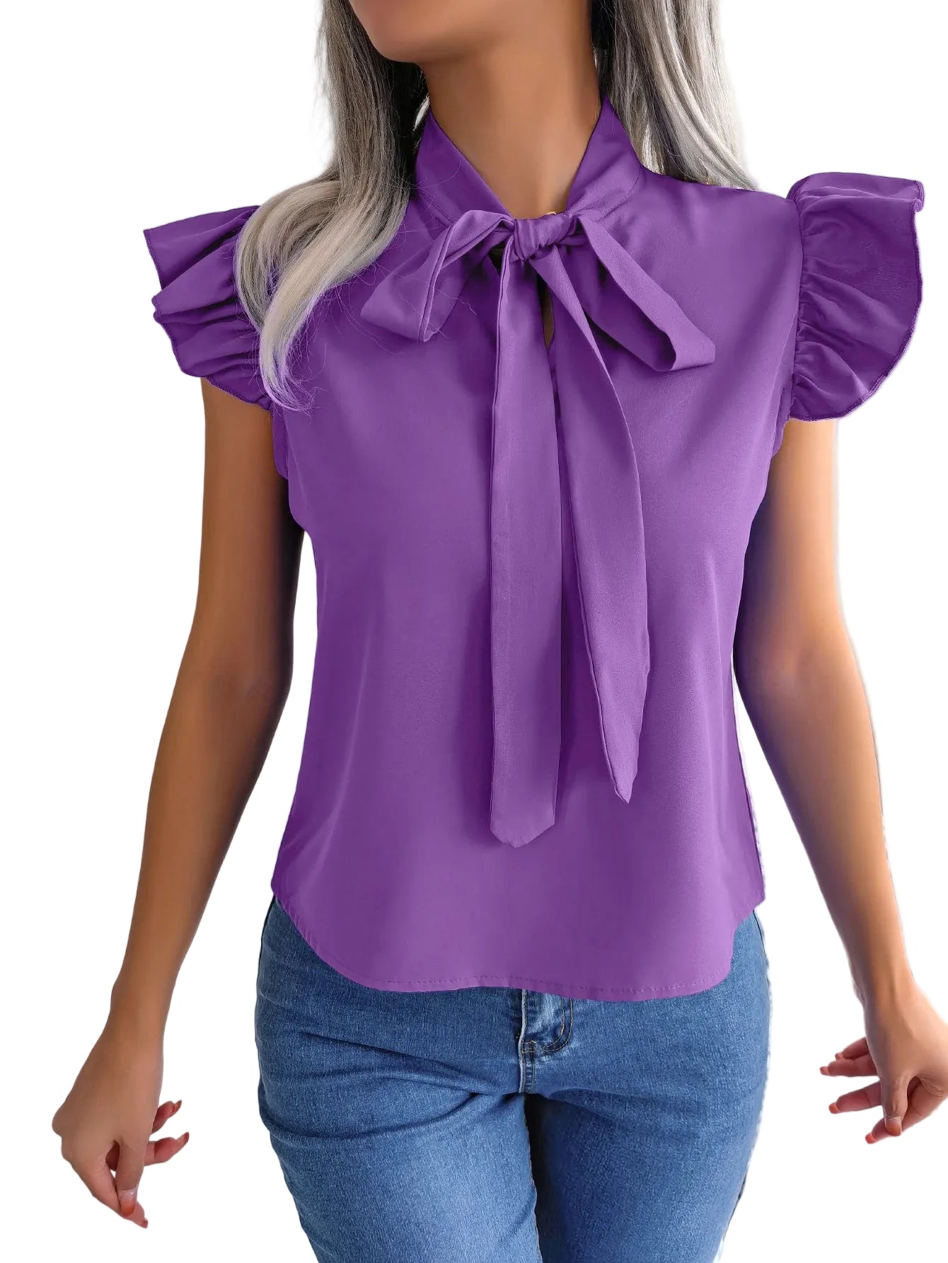 Dames Blouse Korte Mouw Casual 8