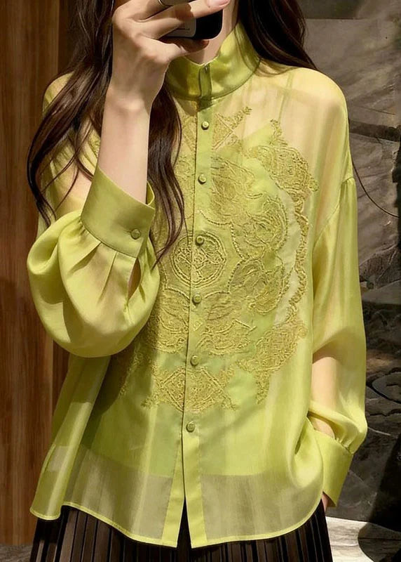 Dames Blouse Lange Mouwen Borduursel 2