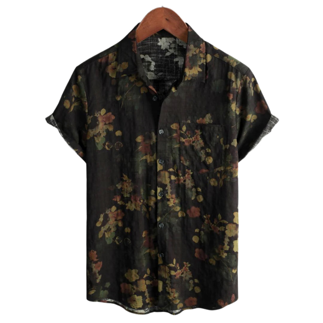 Dames Blouse Lichtgewicht Casual Vintage Bloemenpatroon 0