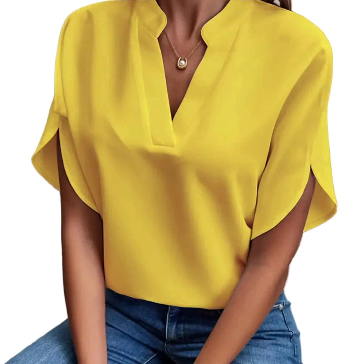 Dames Blouse V-hals Casual 1