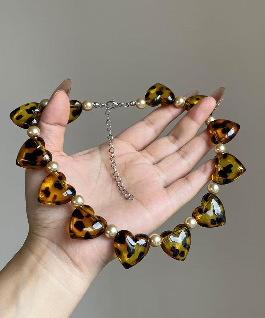 Dames Boho Choker Set met Hart- en Bloemenmotieven 2