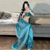 Dames Bollywood Prinsessen Kostuum Borduursel 2