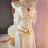 Dames Bollywood Prinsessen Kostuum Borduursel 5