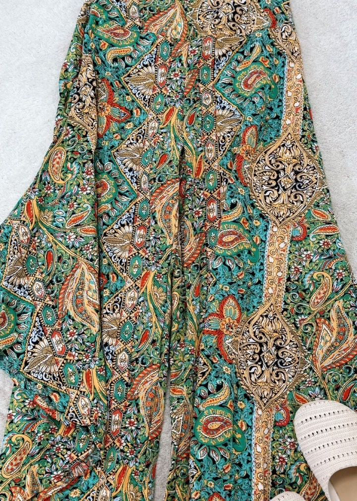Dames Broek Flared Asymmetrisch Hoge Taille Wijde Pijpen 3