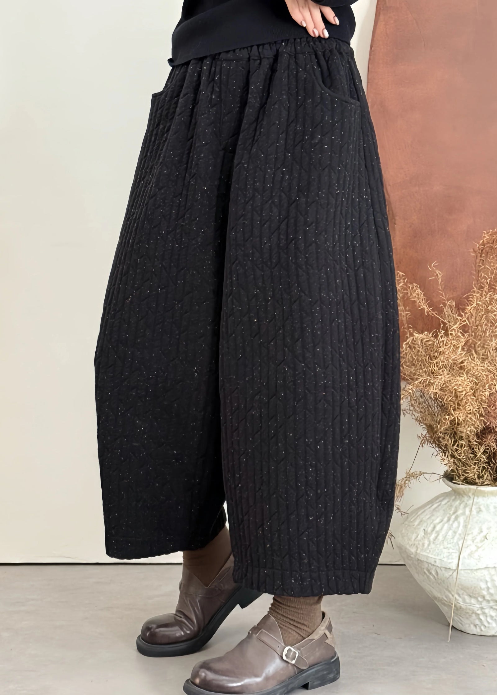 Dames Broek Losvallend Patchwork Stijl 4