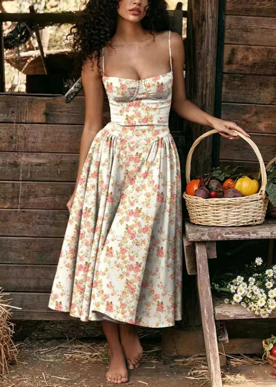 Dames Bustiertop met Grote Zoom en Print Zomerstijl 2