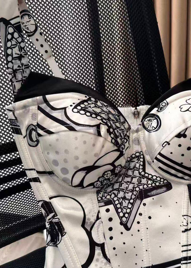 Dames Cami Top Boho Print Met Ritssluiting 2