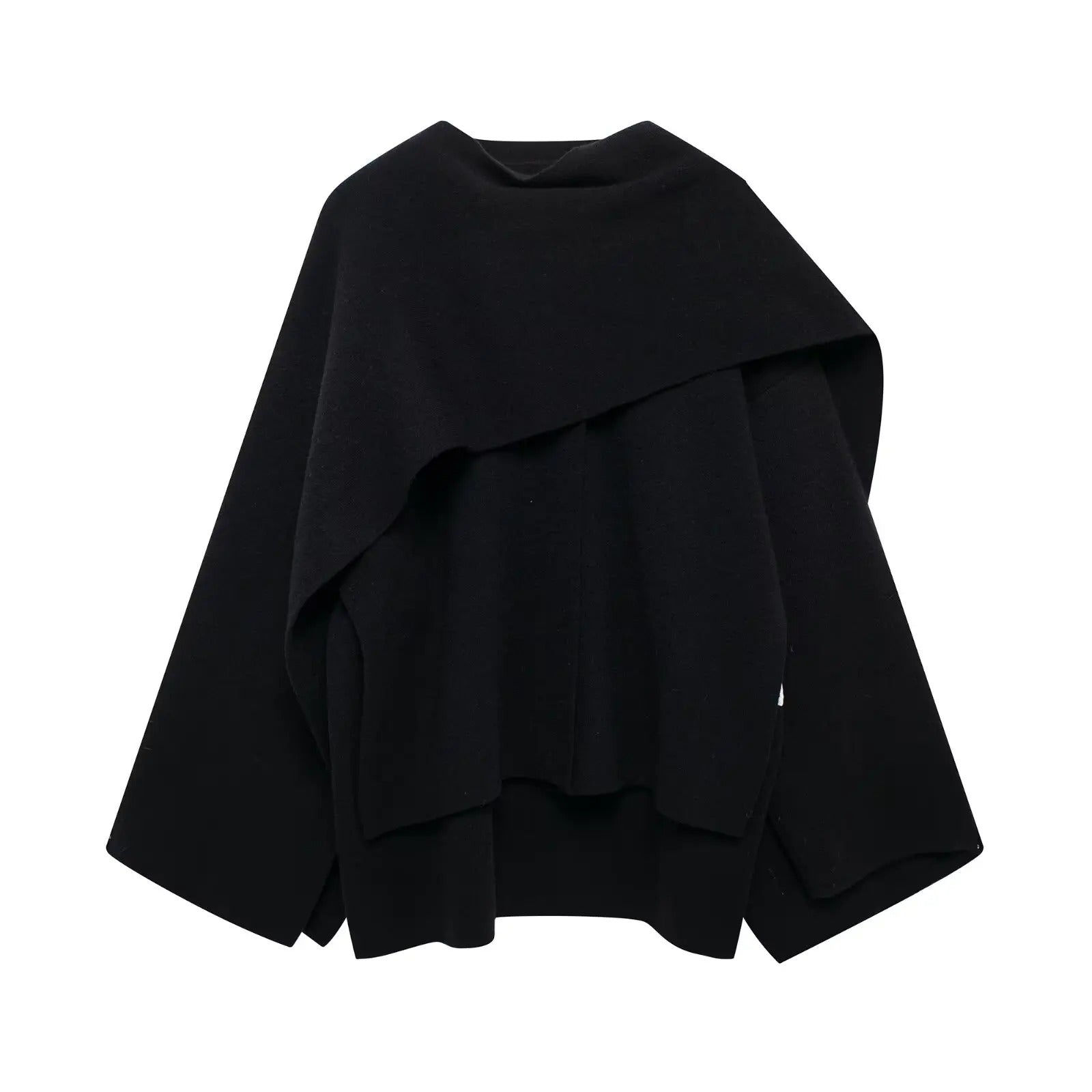 Dames Cape Gedrapeerd voor de Winter 4