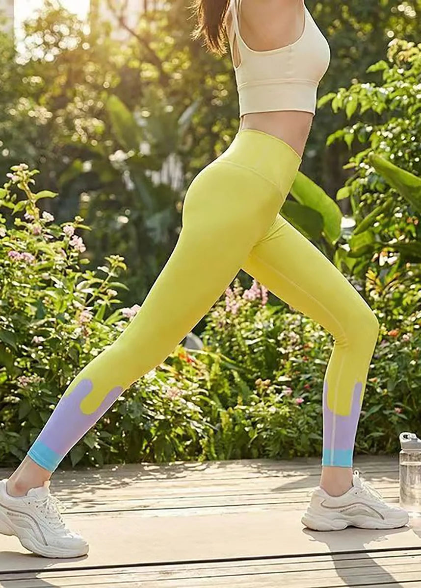 Dames Capri Legging Met Print En Hoge Taille 2