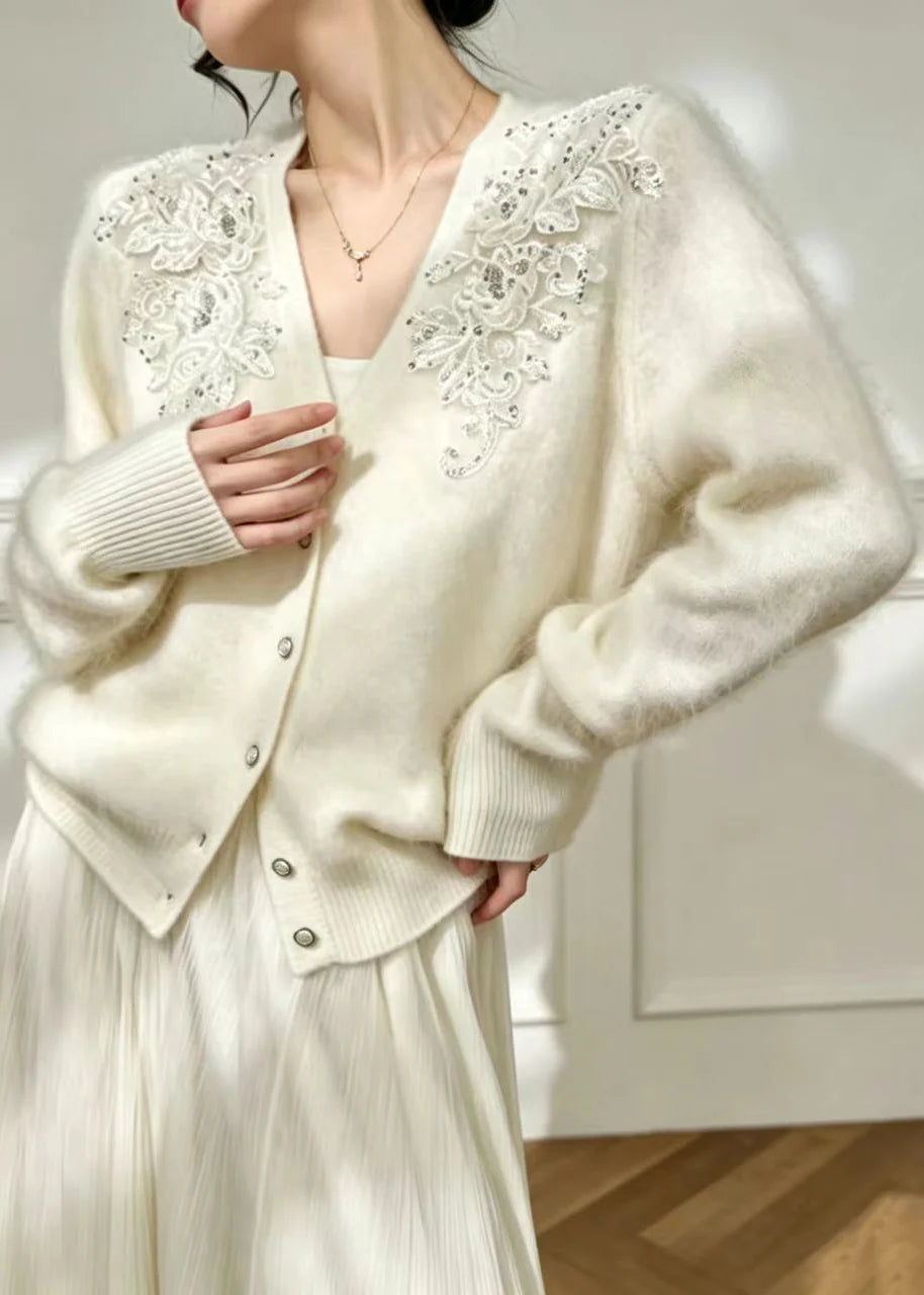 Dames Cardigan Gebreid V-hals Bohemien Stijl 3