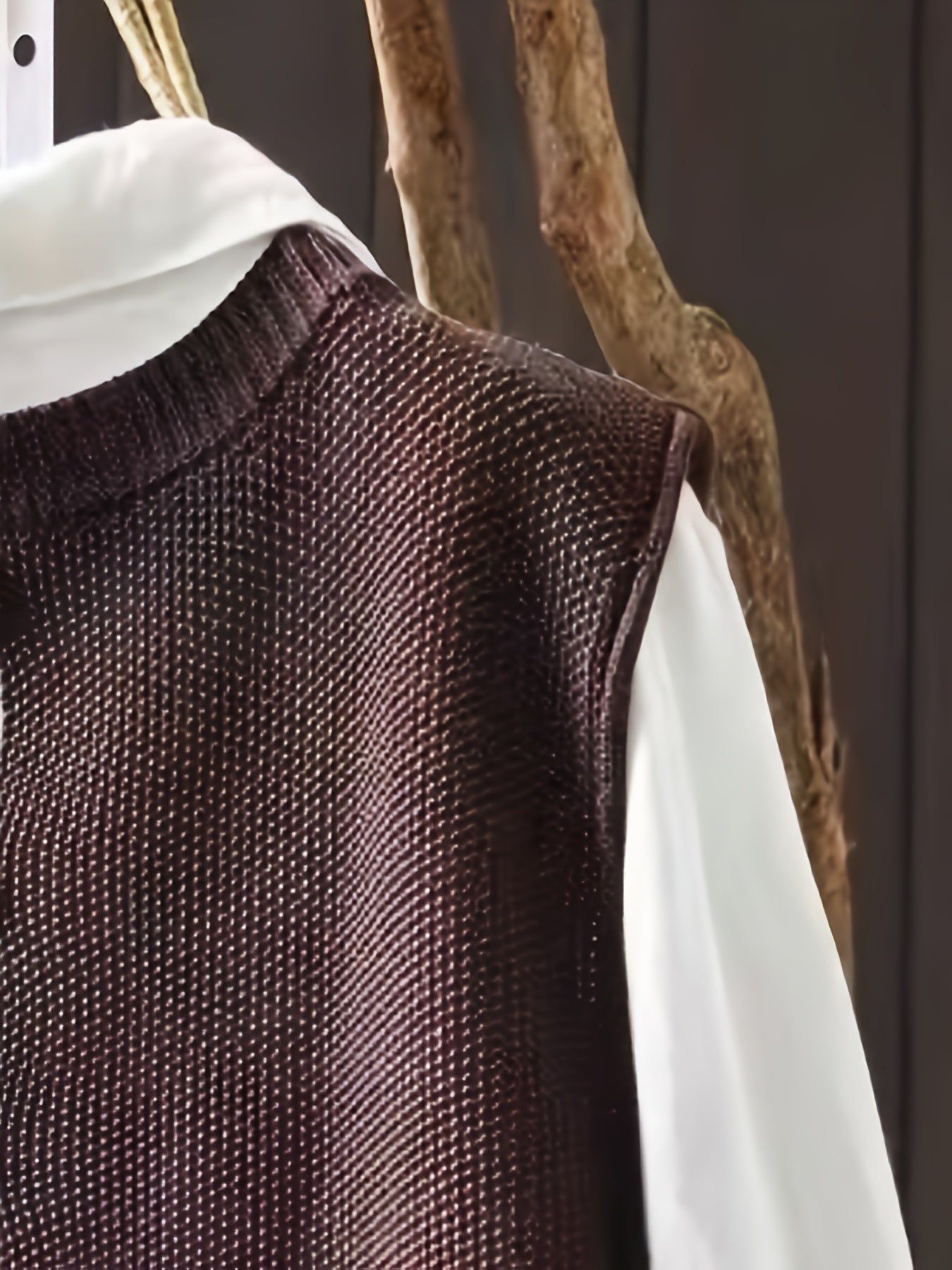 Dames Cardigan Met Elegante Drapering 4