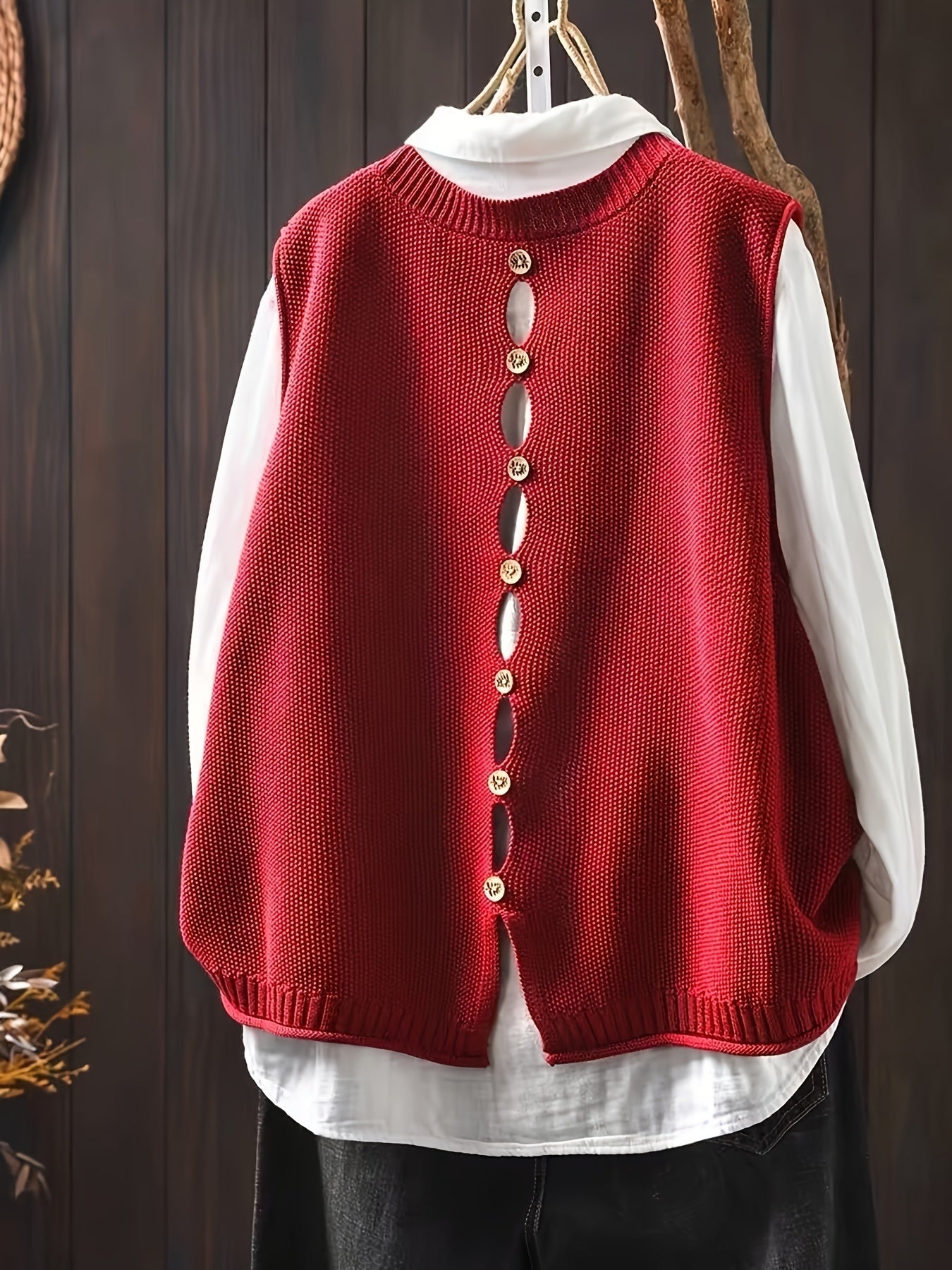 Dames Cardigan Met Elegante Drapering 7