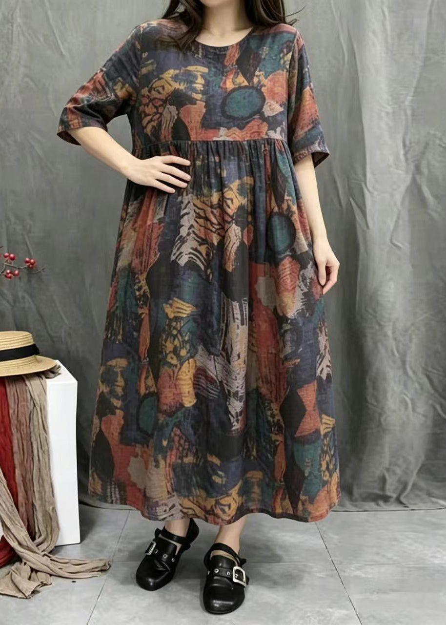 Dames Casual Jurk Comfortabel Model 4