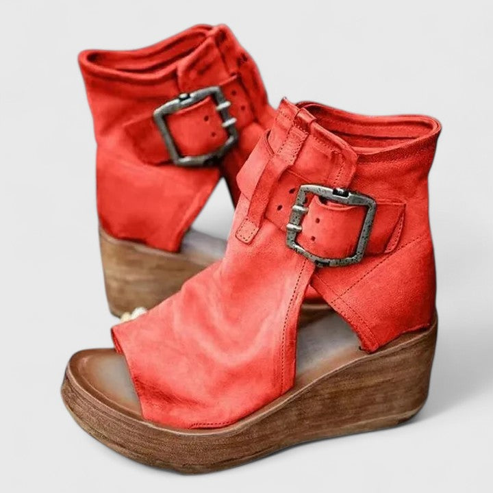 Dames Casual Loafers met Sleehak 0