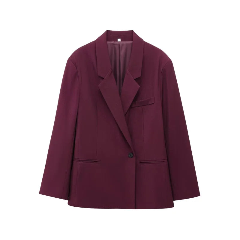 Dames Casual Pak Set met Dubbele Voorkant 1