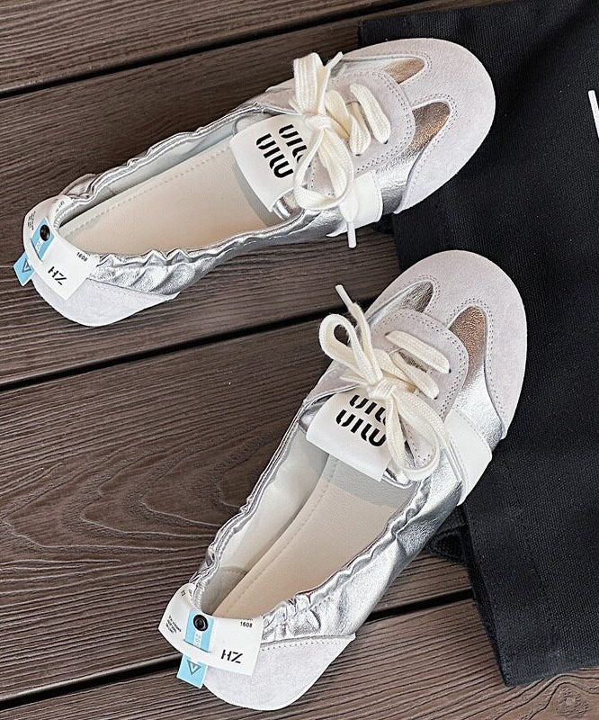 Dames Casual Platte Schoenen Met Veters 1