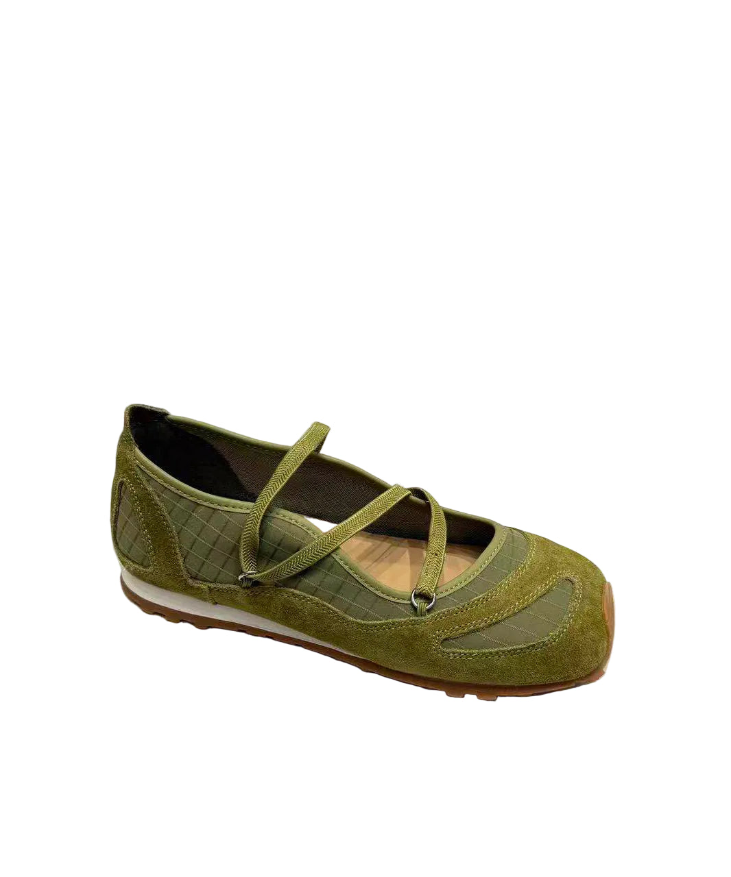 Dames Casual Platte Schoenen met Kruisband 0