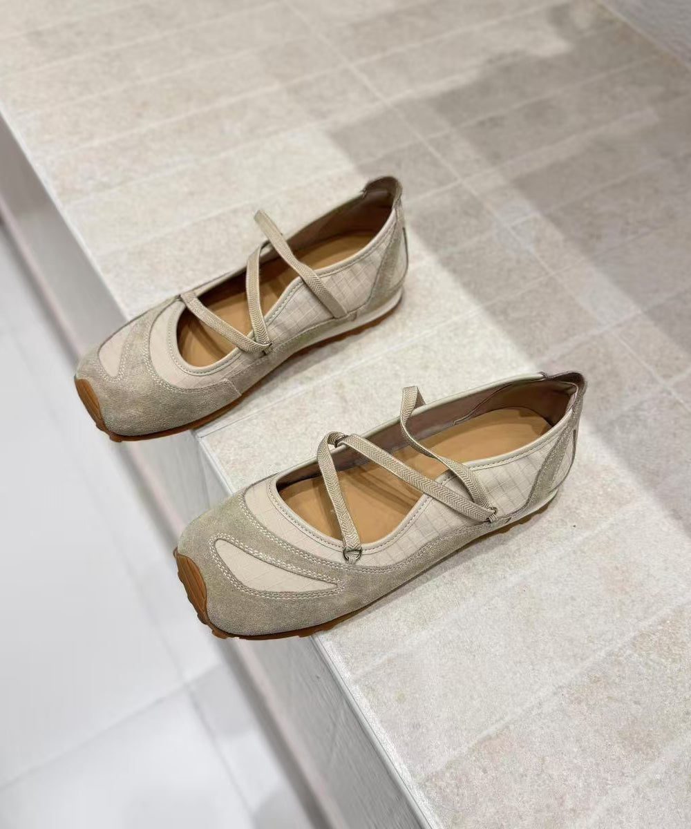 Dames Casual Platte Schoenen met Kruisband 1