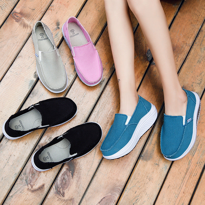 Dames Casual Slip-On Schoenen Met Flexibel Ontwerp 1