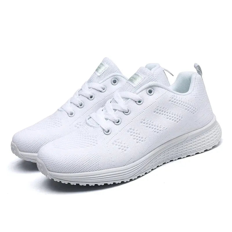 Dames Casual Sneakers Ademend Mesh Wandelschoenen 8