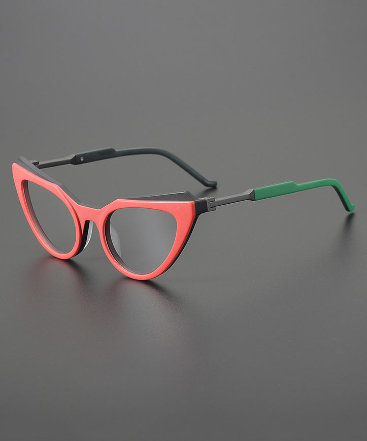 Dames Cat Eye Leesbril Geel 1