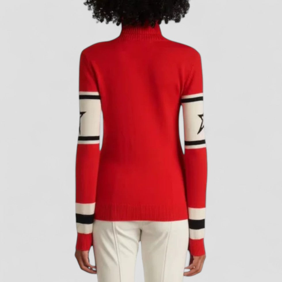 Dames Coltrui Après-Ski Stijl Met Chic Col-Design 5