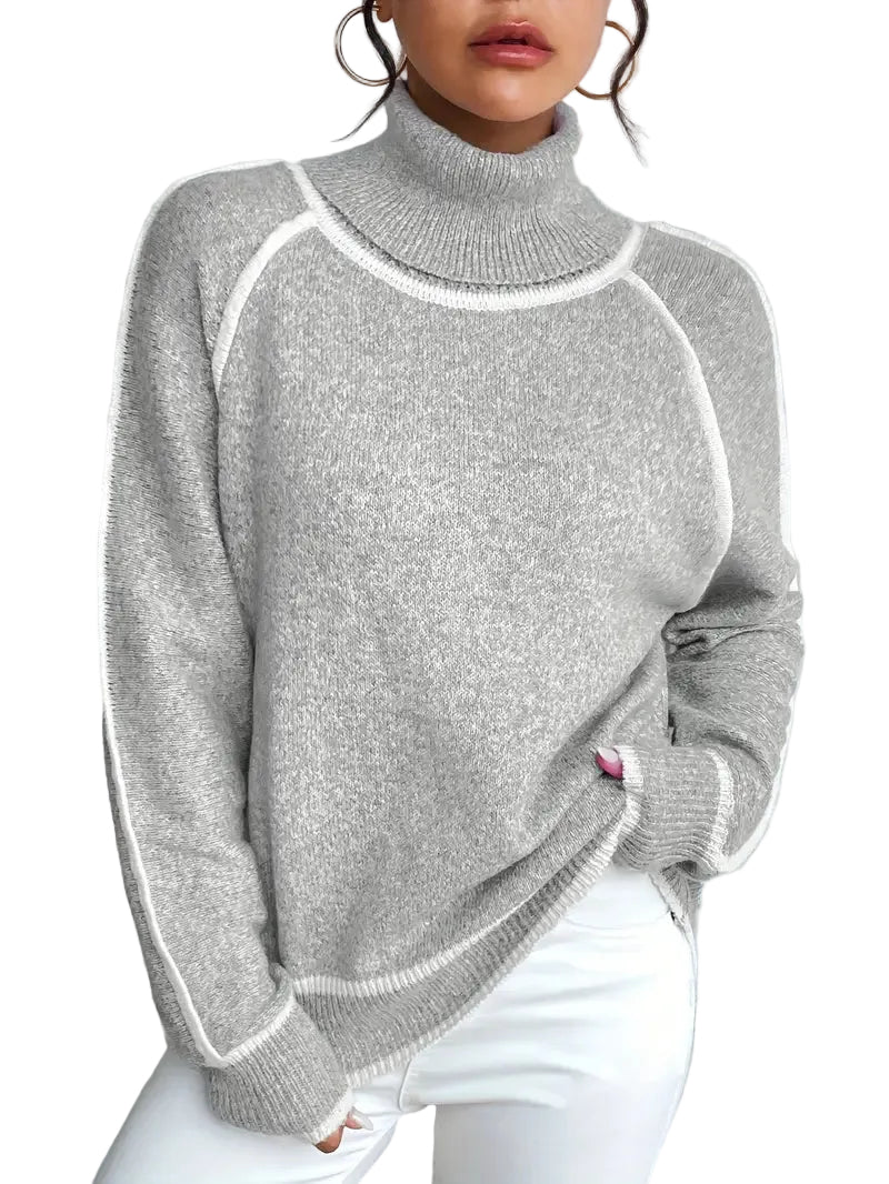 Dames Coltrui met Contrasterende Details 0