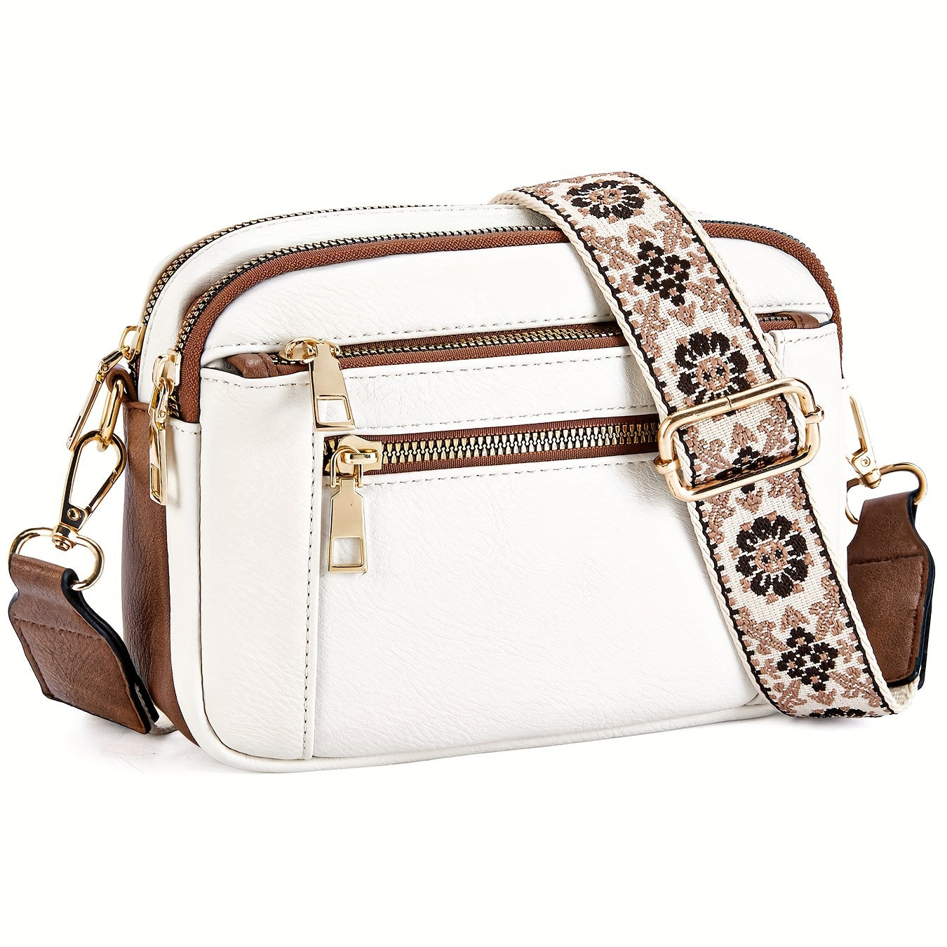 Dames Crossbody Tas Bohemian Stijl Vegan Leer 3