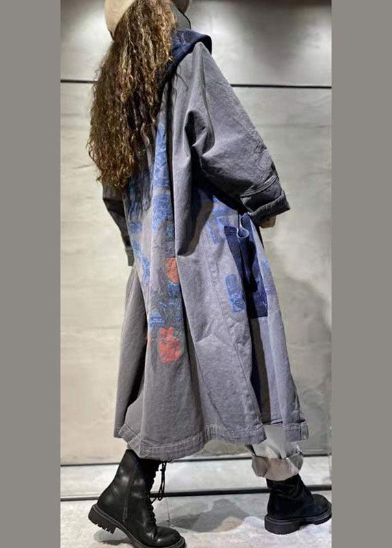 Dames Denim Jas met Lange Mouwen en Knopen 3