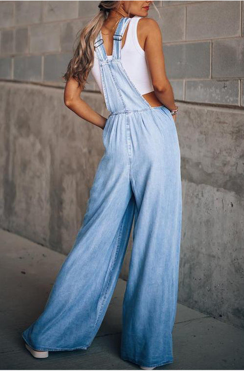 Dames Denim Jumpsuit Stijlvol Comfortabel 5