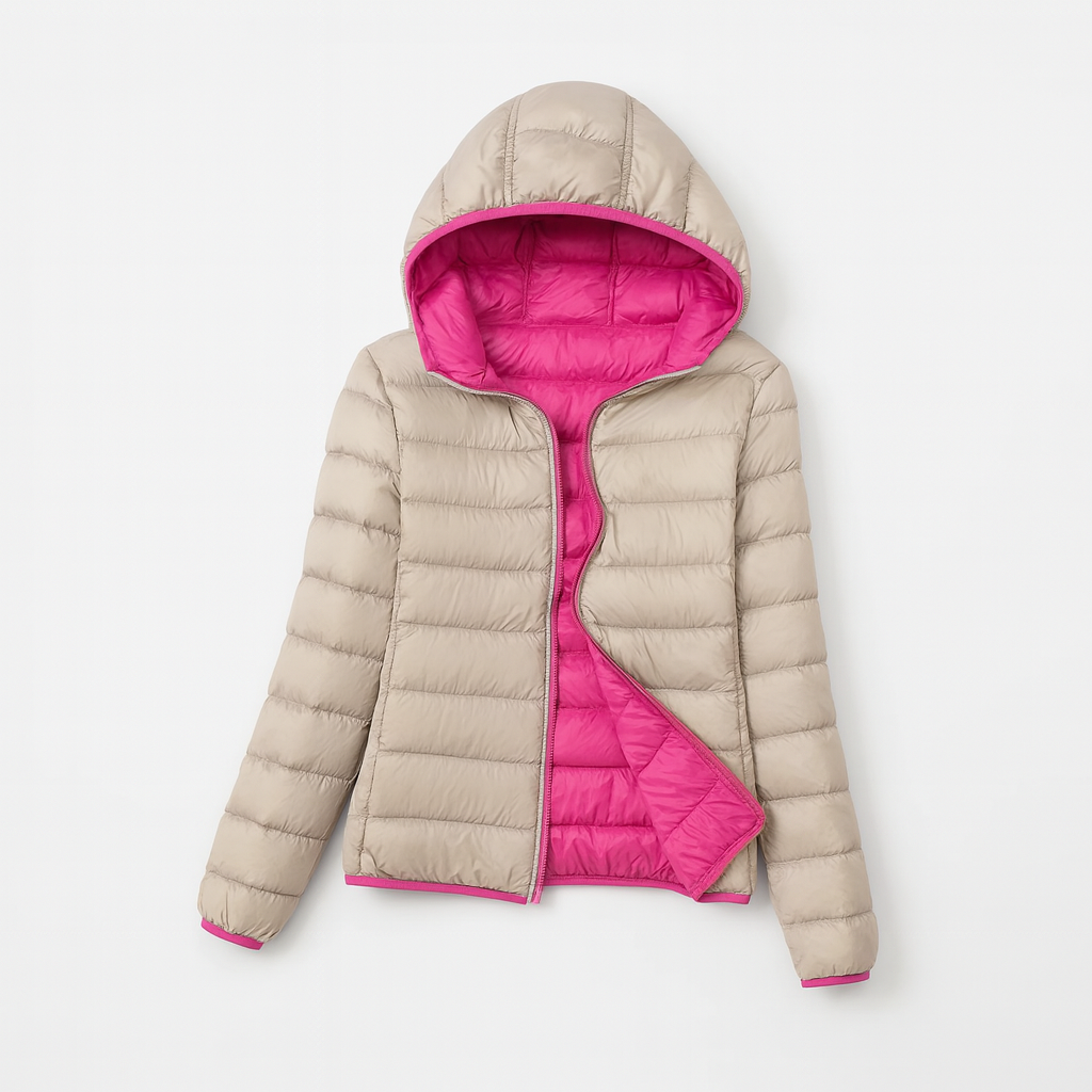Dames Donsjack met Capuchon Modern 1