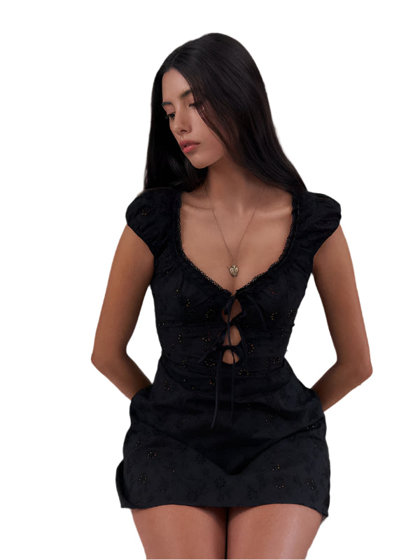 Dames Doorzichtige Bandjurk Strak Polyester 7