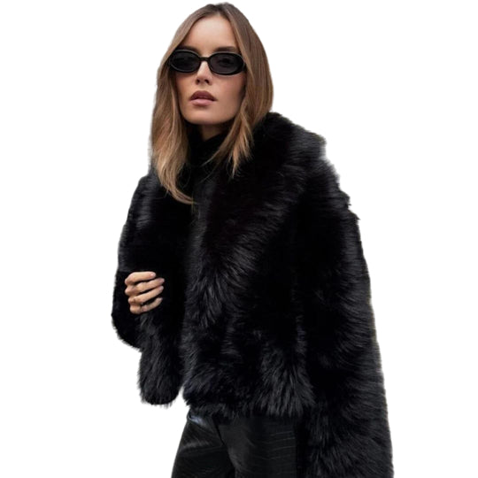 Dames ECO Pelsfrak met Verantwoordelijke Stijl 3