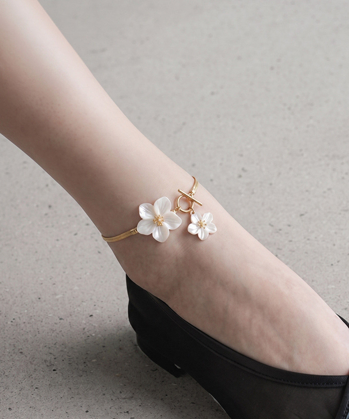 Dames Enkelband Bloemen Design 2