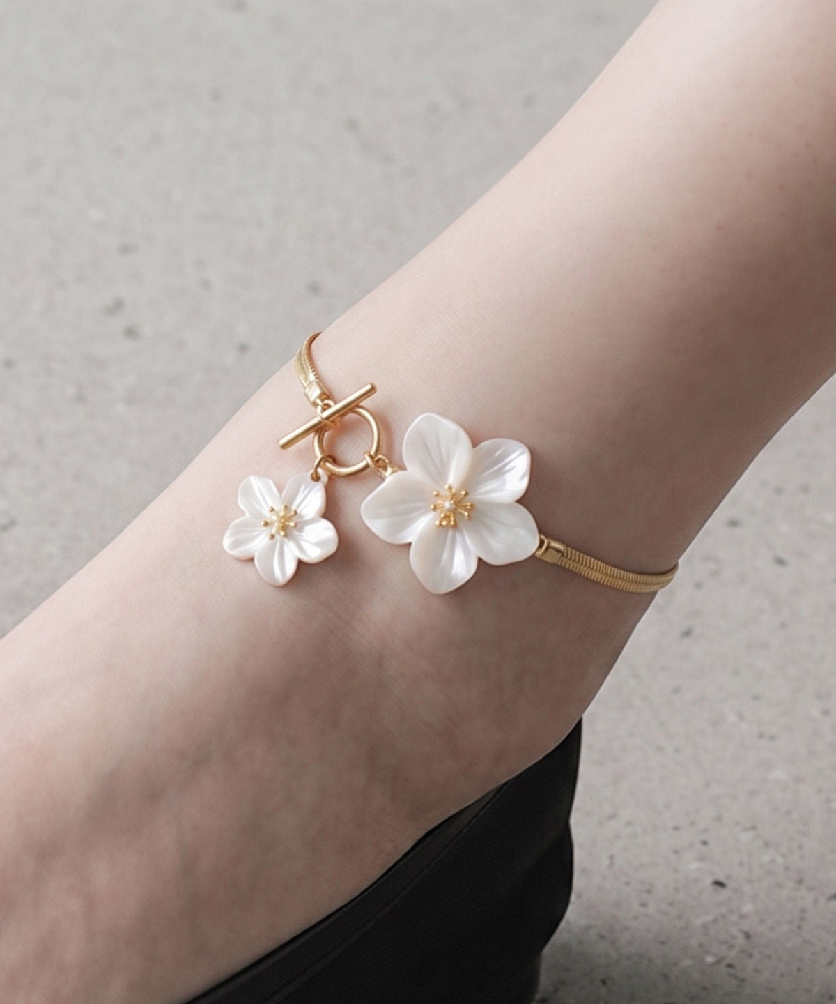 Dames Enkelband Bloemen Design 4