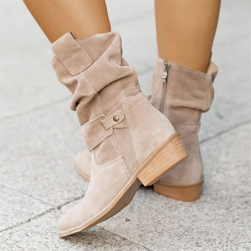 Dames Enkellaarsjes Casual Stijl 3