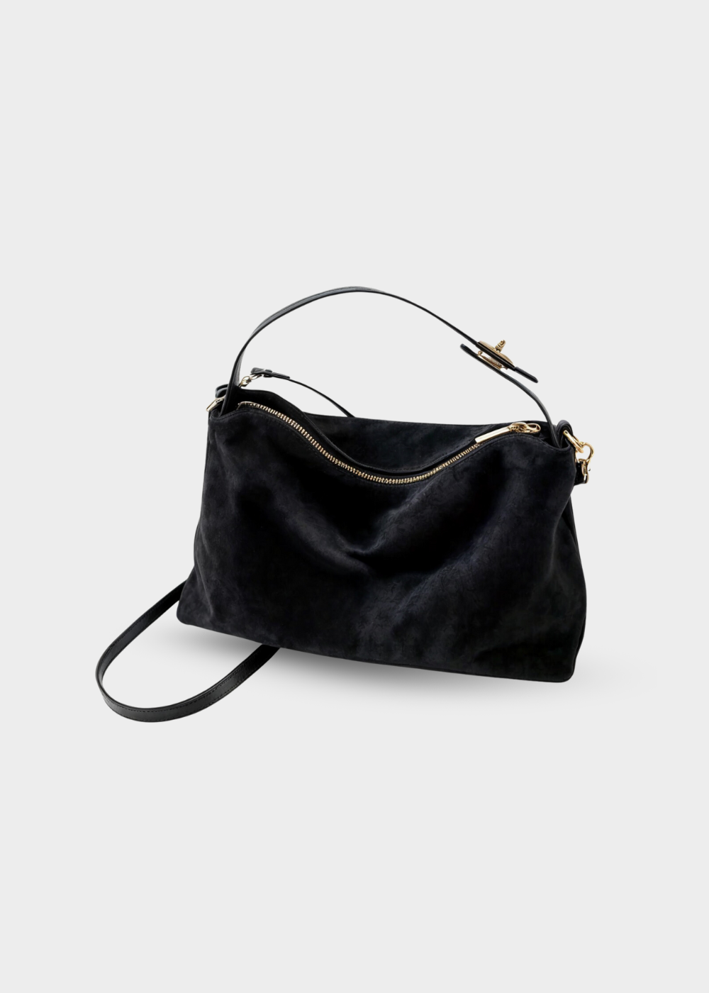 Dames Faux Suede Tas MM Tijdloze Elegantie 3