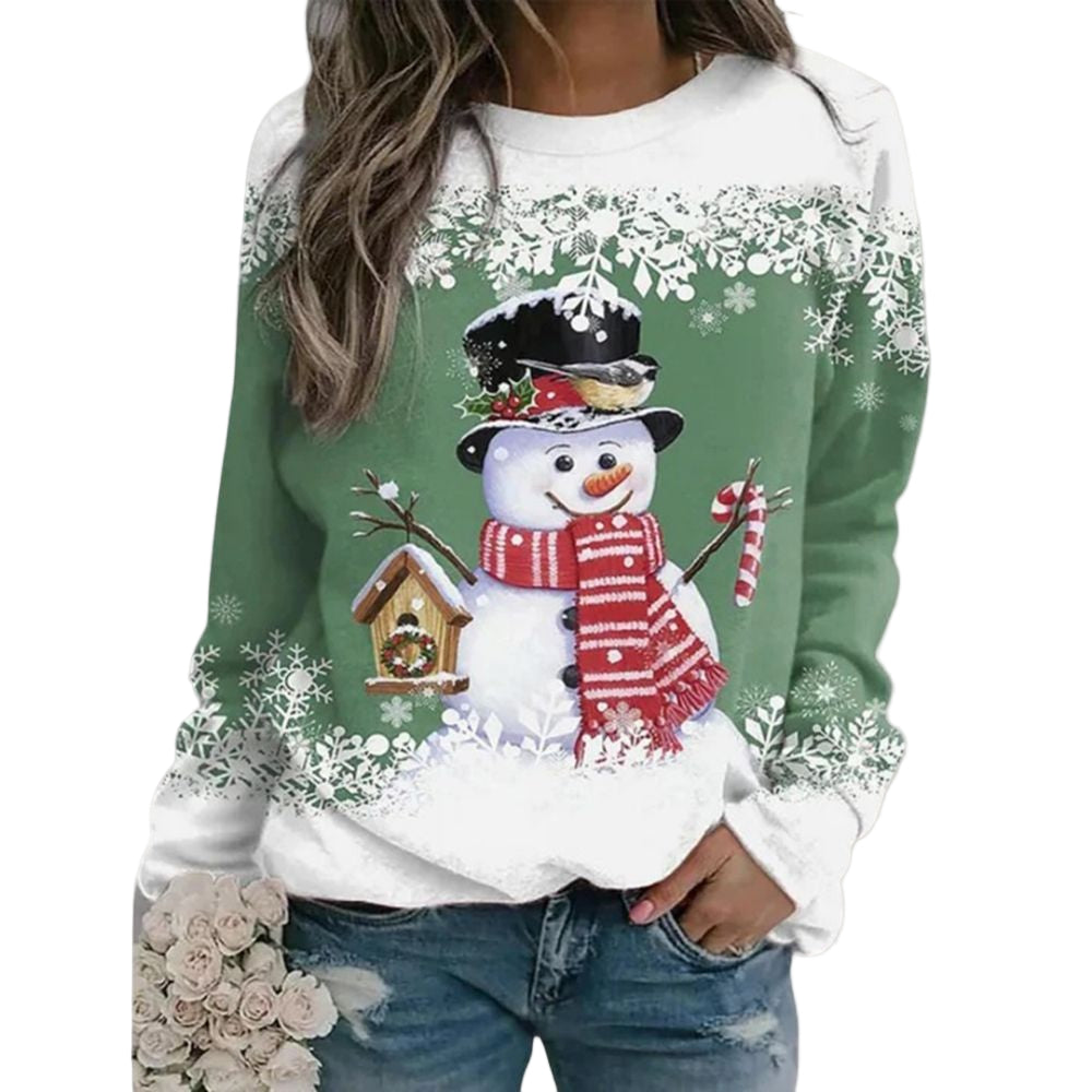 Dames Feestelijke Kersttrui Warm en Comfortabel 0