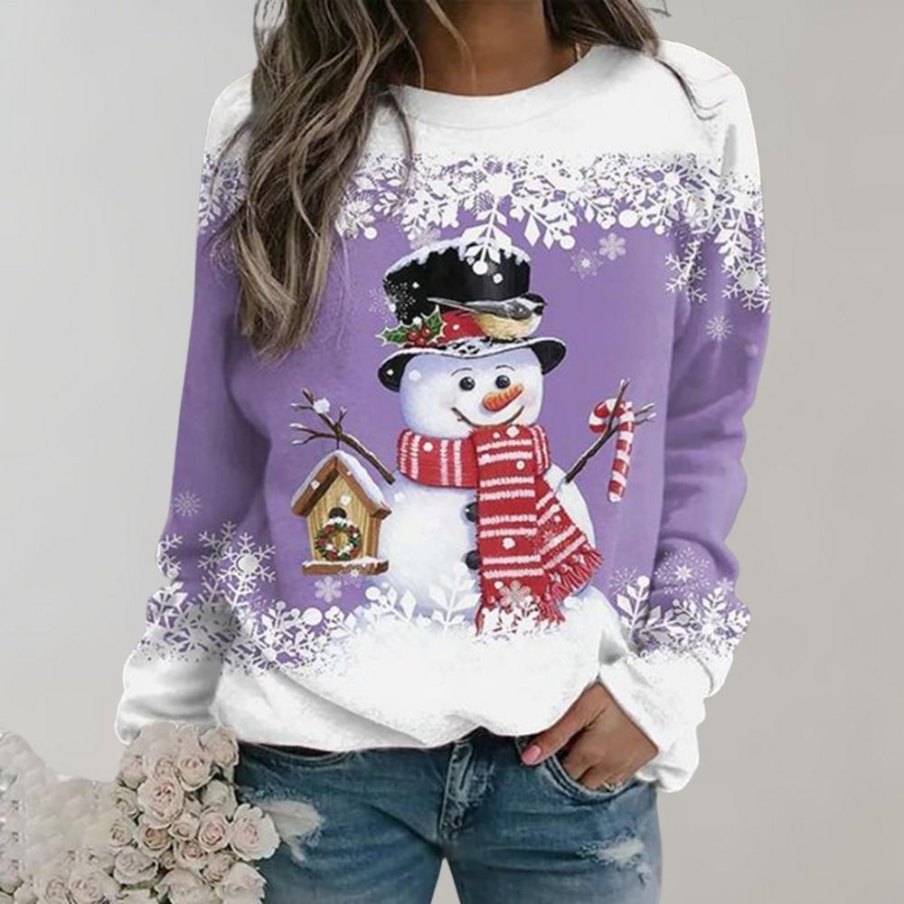 Dames Feestelijke Kersttrui Warm en Comfortabel 7