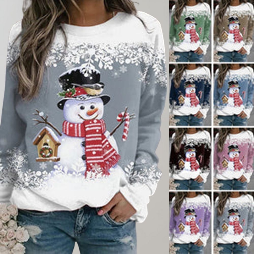 Dames Feestelijke Kersttrui Warm en Comfortabel 8
