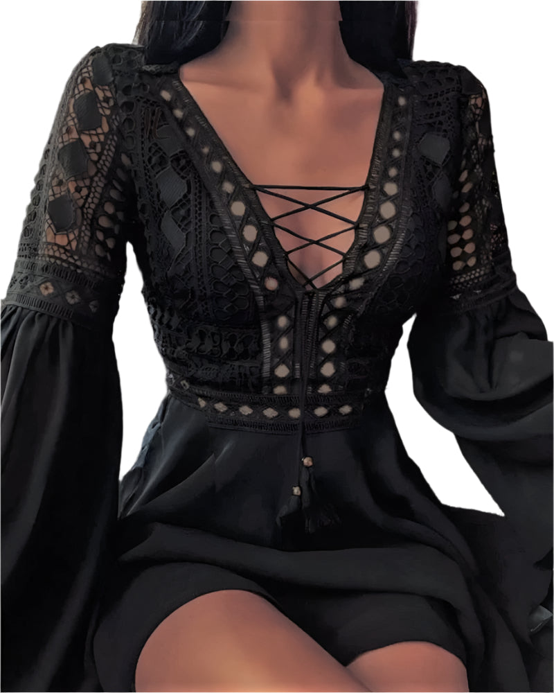 Dames Feestjurk Elegante Snit Polyester 0