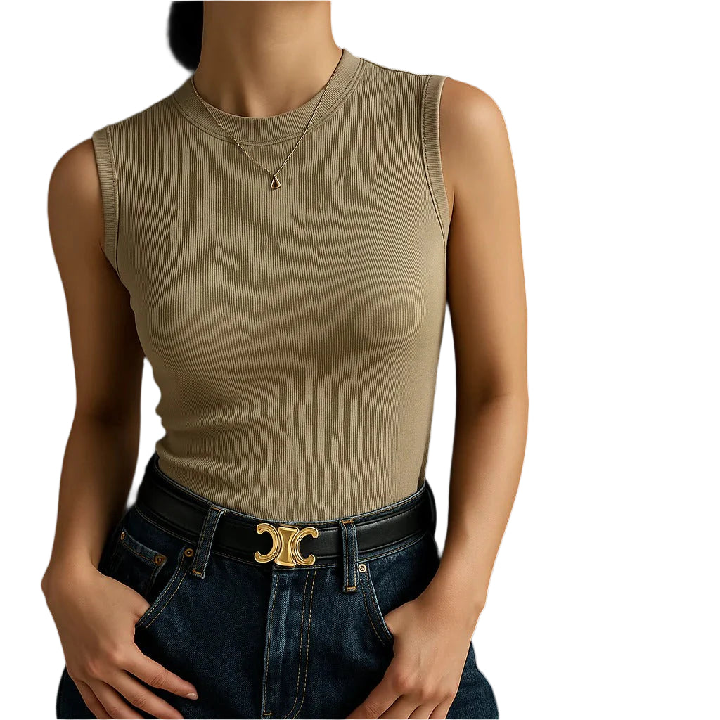 Dames Fitted Tank Lichtgewicht Comfort 0