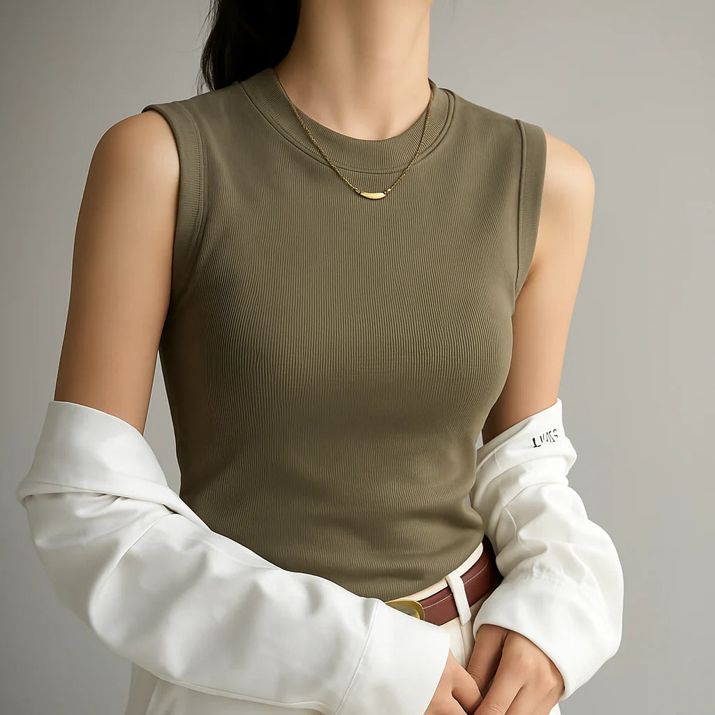 Dames Fitted Tank Lichtgewicht Comfort 2