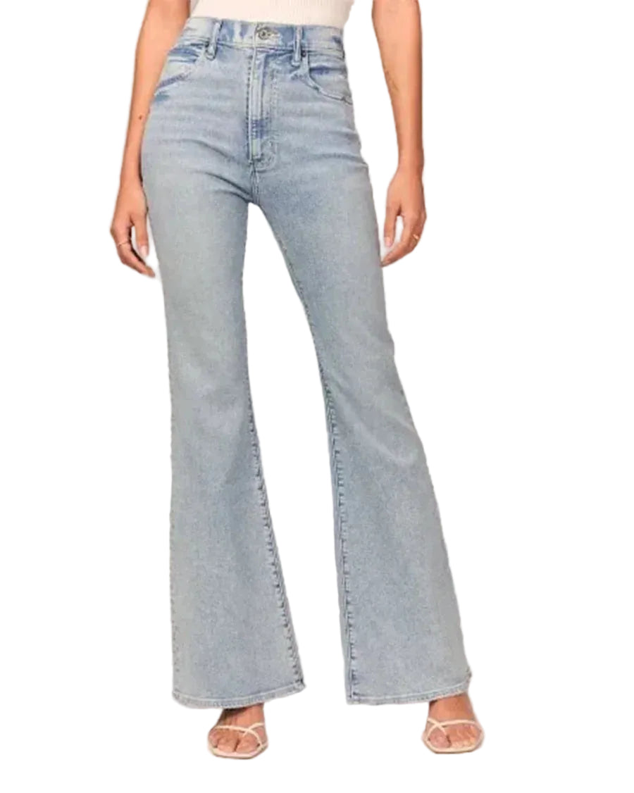 Dames Flared Jeans Hoge Taille 0