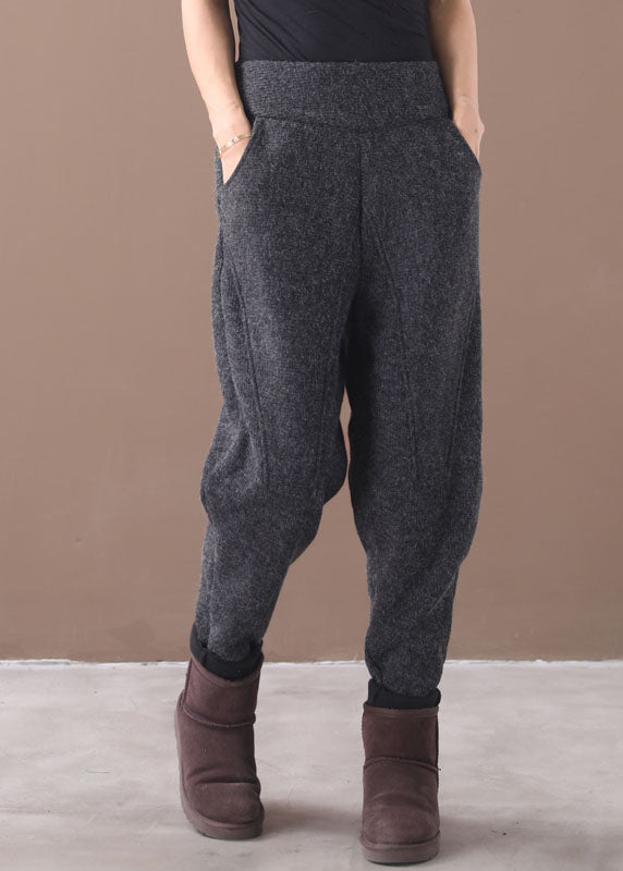 Dames Fleece Broek met Zakken en Patchwork 1