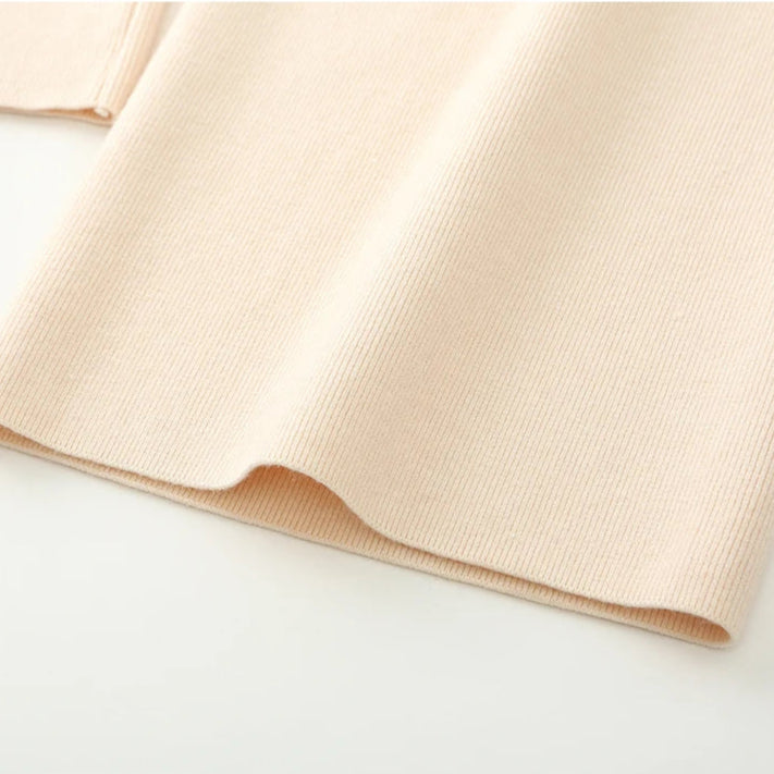 Dames Gebreide Broek met Wijde Pijpen 8